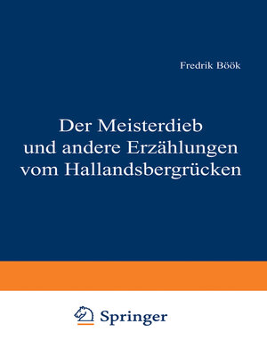 cover image of Der Meisterdieb und andere Erzählungen vom Hallandsbergrücken